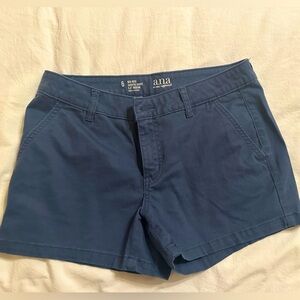 a.n.a. Women’s mid-rise Chino 3 1/2 inch shorts